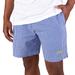 Men's Concepts Sport Royal/White Los Angeles Chargers Tradition Woven Jam Shorts