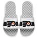 Men's ISlide White Philadelphia Flyers Special Edition 2.0 Slide Sandals