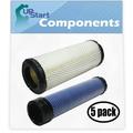 5-Pack Replacement for Kohler CH740S-CH740-0090 Engine Air Filter & Inner Air Filter - Compatible with Kohler 2508304-S Inner Air Filter & 2508301-S Filter