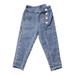 Children Girl Jeans Solid Color Girl s Jeans Casual Style Jeans Kids Toddler High Waist Kid Girl Clothes For 3-8Years