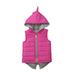 Herdignity Kids Winter Warm Zipper Vest Dinosaur Cotton-Padded Waistcoat Jacket