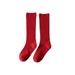 xkwyshop Baby Girls Knee High Socks Tube Cute Stockings Long Unisex Infants Toddler Breathable Sock Tights Red