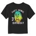 Toddler s Star Wars Chewbacca Party Animal 3rd Birthday Graphic Tee Black 2T