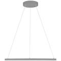 Access Lighting 52069LEDD-GRY-ACR 31.5 in. 42W Anello Dual Voltage LED Pendant Gray