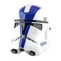 Star Wars Full Face Masks, Mandalorian Helmet Mask, Halloween Cosplay Clone Trooper Imperial Stormtrooper Helmet Toy Prop for Party Halloween Carnival Approximately 24 inches head circumference