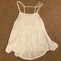 American Eagle Outfitters Tops | American Eagle Peasant Tank | Cream | Xs | Color: Cream | Size: Xs