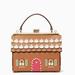 Kate Spade Bags | Kate Spade Handbag Gingerbread House Crossbody Christmas Holiday Festive Brwn | Color: Brown | Size: 7.6" W X 6.5" H X 4.6" D