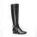 Michael Kors Shoes | Michael Kors - Harland Riding Boots Black - Size 6 | Color: Black/Gold | Size: 6