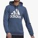 Adidas Shirts | Adidas Men's Essentials Big Logo Hoodie Size S | Color: Blue | Size: S