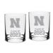 Nebraska Huskers Class of 2023 14oz. 2-Piece Classic Double Old-Fashioned Glass Set