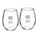 North Carolina Tar Heels Class of 2023 21oz. 2-Piece Stemless Wine Glass Set