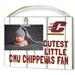 Central Michigan Chippewas 8'' x 10'' Cutest Little Fan Weathered Team Logo Clip Photo Frame