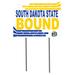 South Dakota State Jackrabbits 18'' x 24'' Bound Yard Sign