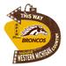 Western Michigan Broncos 18.5'' x 19'' Arrow Sign