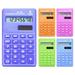 Basic Standard Calculators Mini Digital Desktop Calculator with 8 Digits LCD Display Battery Power Smart Calculator Pocket Size for Home School for Kids