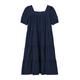 s.Oliver Junior Girl's Midi Kleid mit Stickerei, Blue, 158