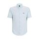 BOSS Herren BIADIA R Regular-Fit Hemd aus reinem Baumwoll-Jersey mit Button-Down-Kragen Hellblau M