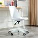 Home Office Desk Chairs, Adjustable 360 °Swivel Armless Chair Computer Chair With Wheels