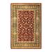 Hand-Knotted Wool Oriental Traditional Red Area Rug 6 2 x 9 3