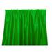 Faux Silk Solid Dupioni Window Curtain 56 Inch Wide Green