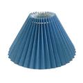 Pleated Lampshade E27 Light Cover Japanese Style Fabric Table Lamp Ceiling Decor E27 Light Cover Japanese Style Fabric Table Lamp Ceiling Decor Lamp Pleated Lampshade Blue