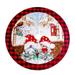 Christmas Supplies Plaid Cute Gnomes Tree Skirt/Gift Bag/Table Runner/Chair Cover/Wine Bottle Cover/Placemat/Sock/Apron