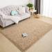 Homore Super Soft Area Rugs Fluffy Carpets for Bedroom Kids Girls Boys Living Room 4 x 5.3 Light Khaki