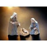 Ceramic Mini Holy Family Nativity Set Of 3 Home Decor Religious Decor Religious Gift Church Decor