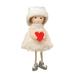 Clearance! Pgeraug Christmas Decorations Christmas Ornaments Christmas Decorations Indoor Angel Doll Mother S Day Valentine S Day Angel Doll Doll Mother S Gift Desktop Ornament White