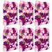 6 Pcs Artificial Silk Flower Wall Panel Wedding Photography Venue