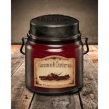 McCall s Candles CINNAMON and CRANBERRIES Classic Jar Candle-16oz