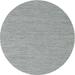 Ahgly Company Machine Washable Indoor Round Contemporary Slate Granite Gray Area Rugs 6 Round