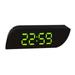 Bedside Table Number Clock Nightlight Backlight LED Digital Alarm Clock Electronic Clock Large Number GREEN