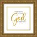 Reed Tara 12x12 Gold Ornate Wood Framed with Double Matting Museum Art Print Titled - Religious Art II-God in Hearts