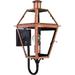 20.5 inch Outdoor Wall Lantern Traditional Brass/Steel Approved for Wet Locations-Aged Copper Finish Bailey Street Home 71-Bel-619791