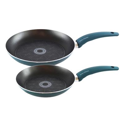 2 Pc Non Stick Aluminum Skillets 9 And 11 Inch by ...