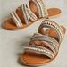 Anthropologie Shoes | Jasper & Jeera Azille Beaded Sandal | Color: Gold/Silver | Size: 7