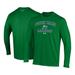 Men's Under Armour Green Notre Dame Fighting Irish Lacrosse Arch Over Performance Long Sleeve T-Shirt