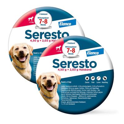 Seresto Halsband für große Hunde ab 8 kg 2x1 St Image