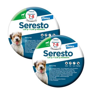 Seresto Halsband für kleine Hunde bis 8 kg 2x1 St