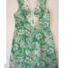 Lilly Pulitzer Dresses | Lilly Pulitzer Green & White Dress Size 4 | Color: Green/White | Size: 4