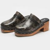 Free People Shoes | Free People Calabasa Womens Clog Size 38 (8) | Color: Black/Tan | Size: 8