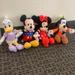 Disney Toys | Disney Plushie Bundle | 4 Pc. Disney Characters | Mickey, Minnie, Goofy, Daisy | | Color: Orange/Red | Size: About 9 Inches Tall