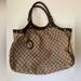 Gucci Bags | Gucci Gg Tan Brown Monogram Gg Canvas Large Sukey Tote Free Shipping | Color: Brown/Tan | Size: Large