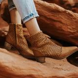 Free People Shoes | New In Box - Free People In The Loop Woven Boot. | Color: Brown | Size: 36.5