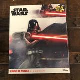 Disney Toys | Disney Star Wars Prime 3d Jigsaw Puzzle 500 Pieces Nwt Sealed Darth Vader | Color: Black/White | Size: Osbb