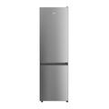 Haier HDW1620DNPK Freestanding Fridge Freezer, 2 doors, 377L Total Capacity, 60cm Wide 2m Tall, Silver, D Rated