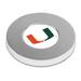 Silver Miami Hurricanes Team Office Paperweight