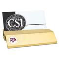 Gold Texas A&M Aggies Team Business Card Holder