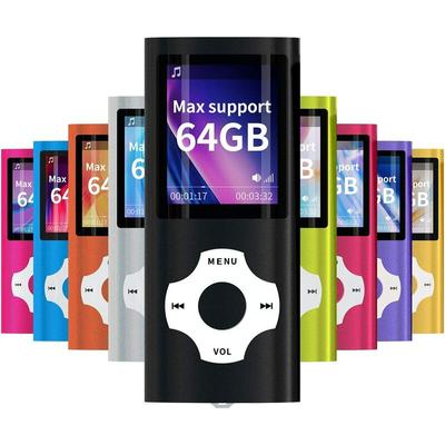 Digitaler, kompakter und tragbarer MP3/MP4-Player (max. Unterstützung 64G) mit Fotobetrachter,
